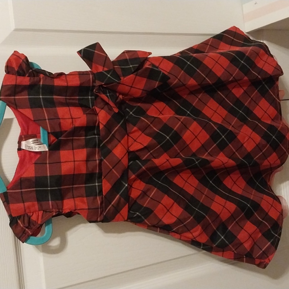 Old navy plaid dress 3T Girls